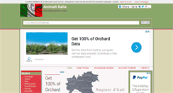 Desktop Screenshot of animaliitalia.com